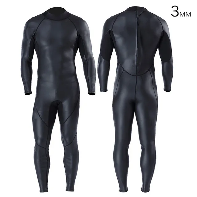 3MM Men Full Body Neoprene Triathlon SpearFishing Sailing Clothing Swimsuit Diving Suit One Piece Rubber Scuba WetSuit For Men