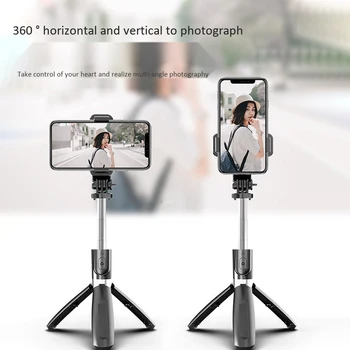 

L02 Selfie Stick Monopod Bluetooth Tripod with Wireless Remote Shutter for Smartphone Gopro Camera