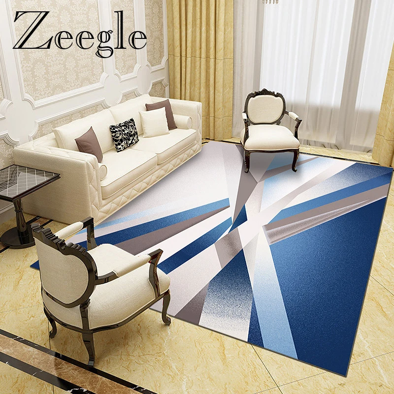 Zeegle Living Room Carpet Non Slip Bedroom Rug Outdoor Mat Washable Hallway Carpet Foot Mat Absorbent Indoor Rug