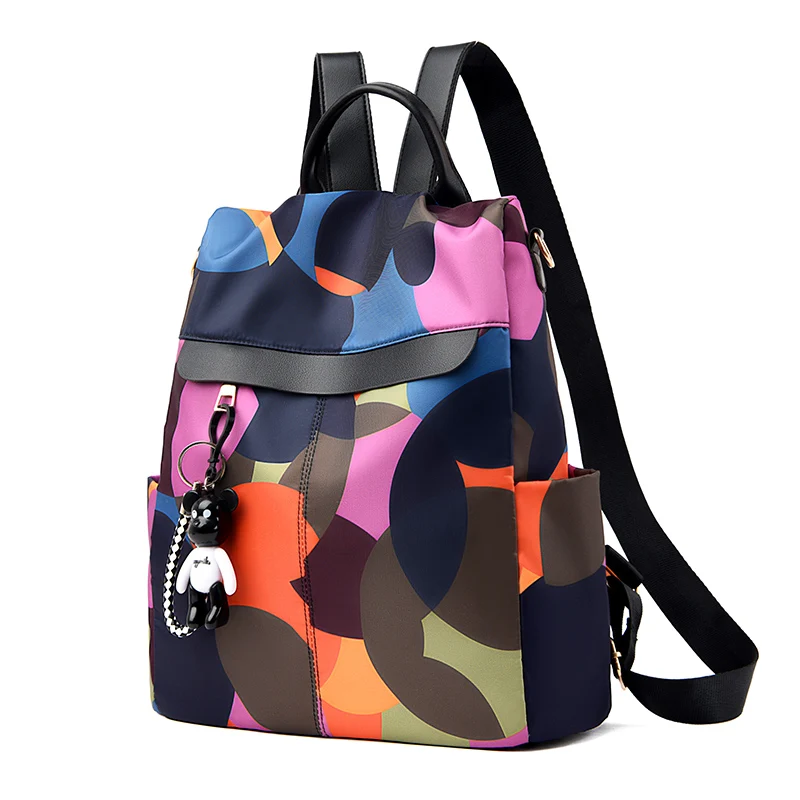 

Multi-function Leather Waterproof Oxford Women Polyester Cute Back Pack Bts Small Kawaii Backpack Anti Theft Supreme Bag
