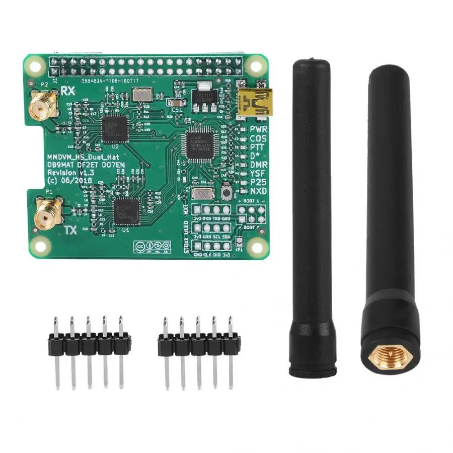 

Hotspot Module Dual Antennas Kit High Performance for DMR/P-25/D-Star Up to 10mW High RF Power