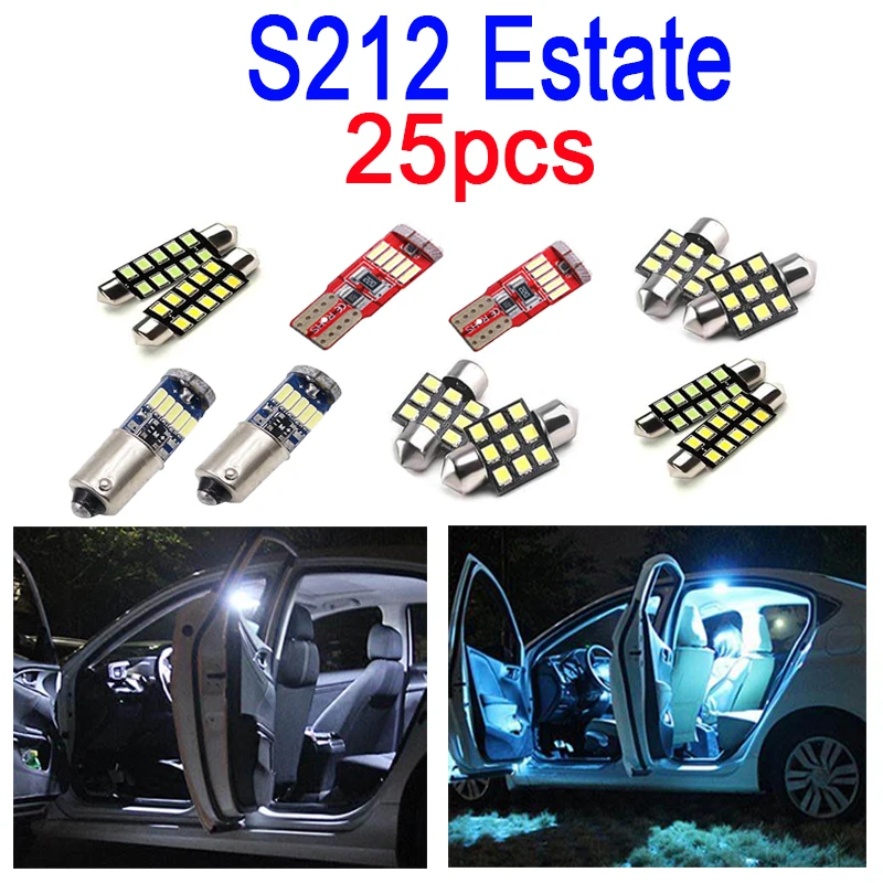 

Perfect Canbus White LED Bulb Interior Map Dome Reading Light Kit For Mercedes Benz E W210 W211 W212 S210 S211 S212 (1995-2015)