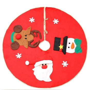 

Christmas High-Grade Embroidered Tree Skirt Christmas Tree Decorations Christmas Gifts Christmas Scene with 100cm