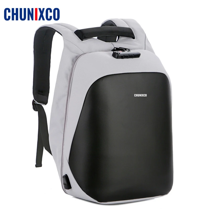 

CHUNIXCO Brand TSA Lock Anti theft Backpack Men 15.6" Laptop Bags USB charging Mutifunction Business Casual Travel Backpacks Men