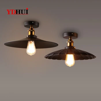

Nordic LED Ceiling Lighting Loft Industrial Wind Ceiling Light Restaurant Retro Deco Ceiling Lamp Bedroom Light Kitchen Fixtures