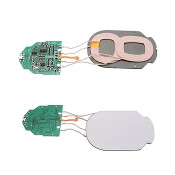 

High quality 10w qi fast charging wireless charger standard dual charging pcba coil with 2 qi wireless accessories circuit