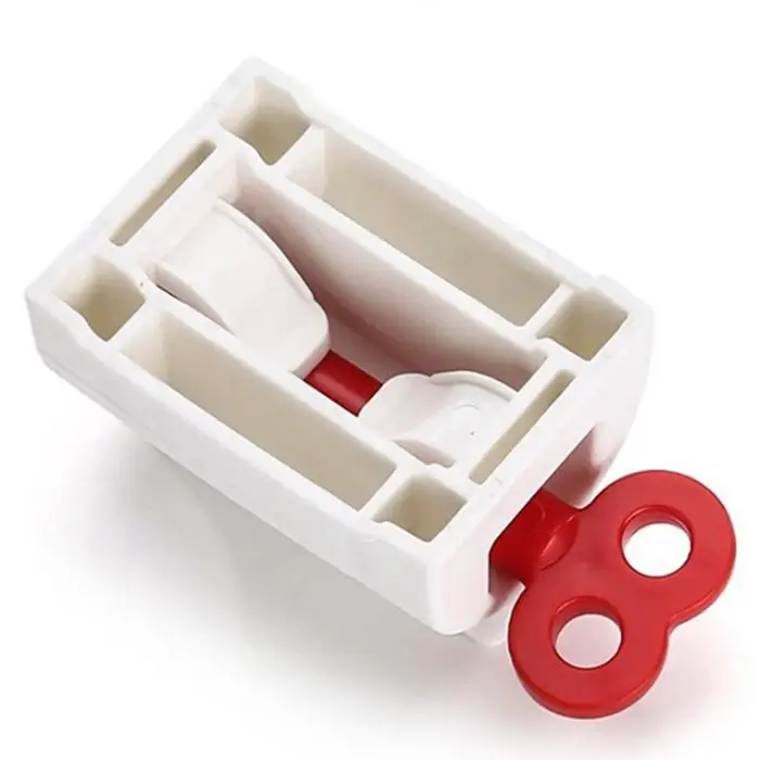 Convenient Toothpaste Dispenser Rolling Toothpaste Squeezer Bathroom Blue/Green/Red Stand Holder