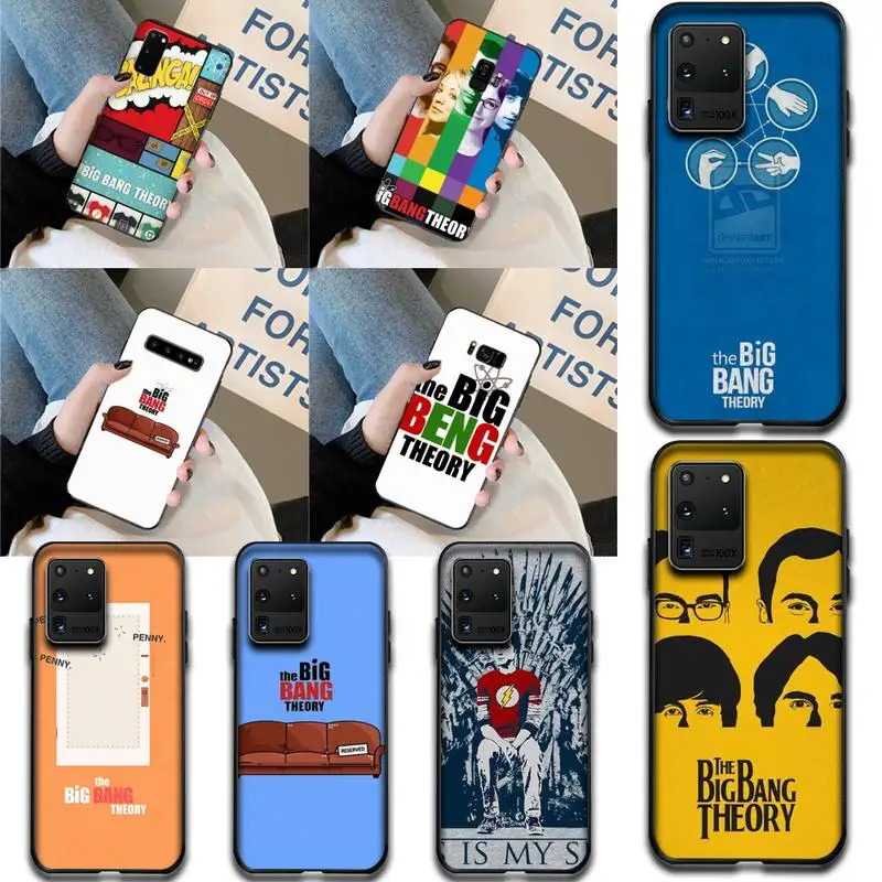 CUTEWANAN The Big Bang Theory мягкий силиконовый черный чехол для телефона Samsung S20 plus Ultra S6 S7 edge