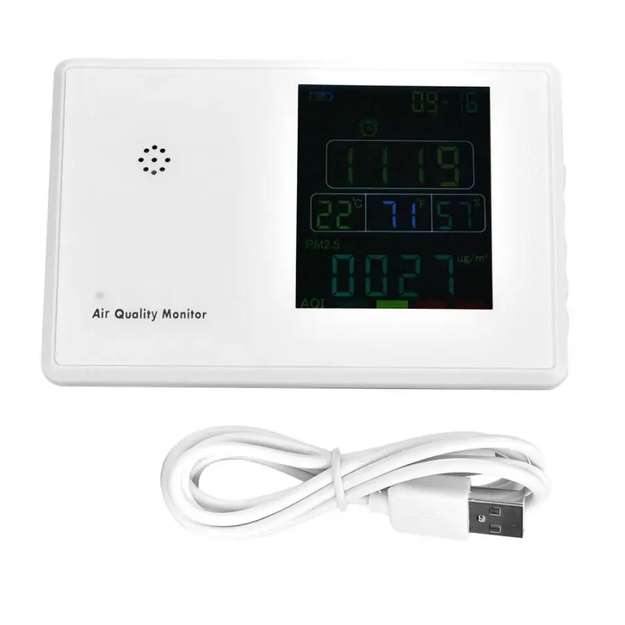 

Gas Analyzer Multifunction Formaldehyde PM2.5 Detector Carbon Dioxide Air Quality Monitoring Temperature Measurement Meter
