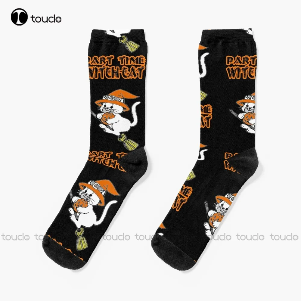 

Catoween Socks Warm Socks Personalized Custom Unisex Adult Teen Youth Socks 360° Digital Print Fashion New Women Men Funny Sock