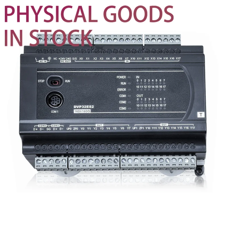 Original new DVP32ES200T DVP32ES200R PLC digital quantity module ES2 series 24VDC 16DO relay output | Электроника
