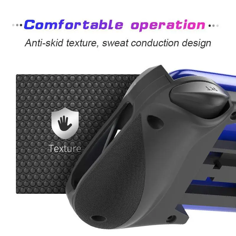 BEESCLOVER Bluetooth 4.0 Gamepad PUBG Controller PUBG Mobile Triggers Joystick Wireless Joypad for iPhone XS Android Tablet