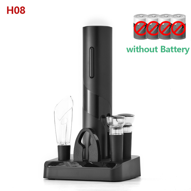 Wine Bottle Opener Corkscrew Foil Cutter Set Automatic Bottle Opener for Wine Kitchen gadgets Can Rechargeable Opener