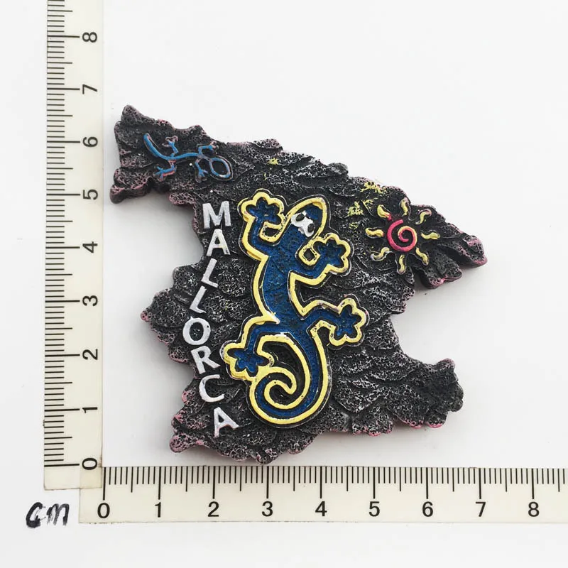 3D Fridge Magnets Tourist Souvenir Decoration Articles Handicraft for Europe Spain Mallorca Madrid Galicia magnetic fridge magnets refrigerator decor
