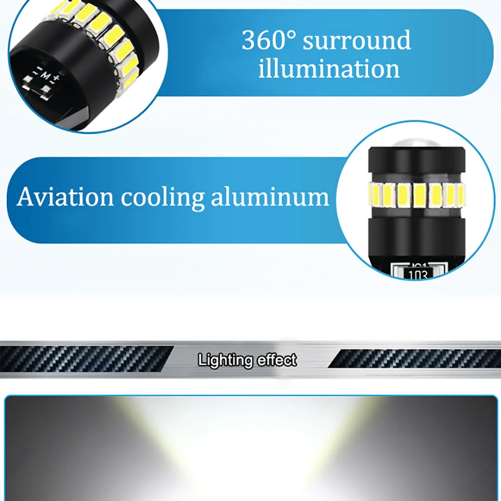 Светодиодный светильник для номерного знака, лампа 3014+ 3030 чип 18smd 6500K 12 V, позиционный светильник