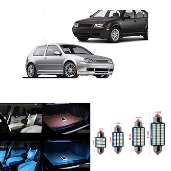 

15pcs T10 W5W 194 168 Car White LED Light Canbus Bulb Kit Interior Reading Light For Volkswagen VW MK4 Golf 4 GTI 1999-2004