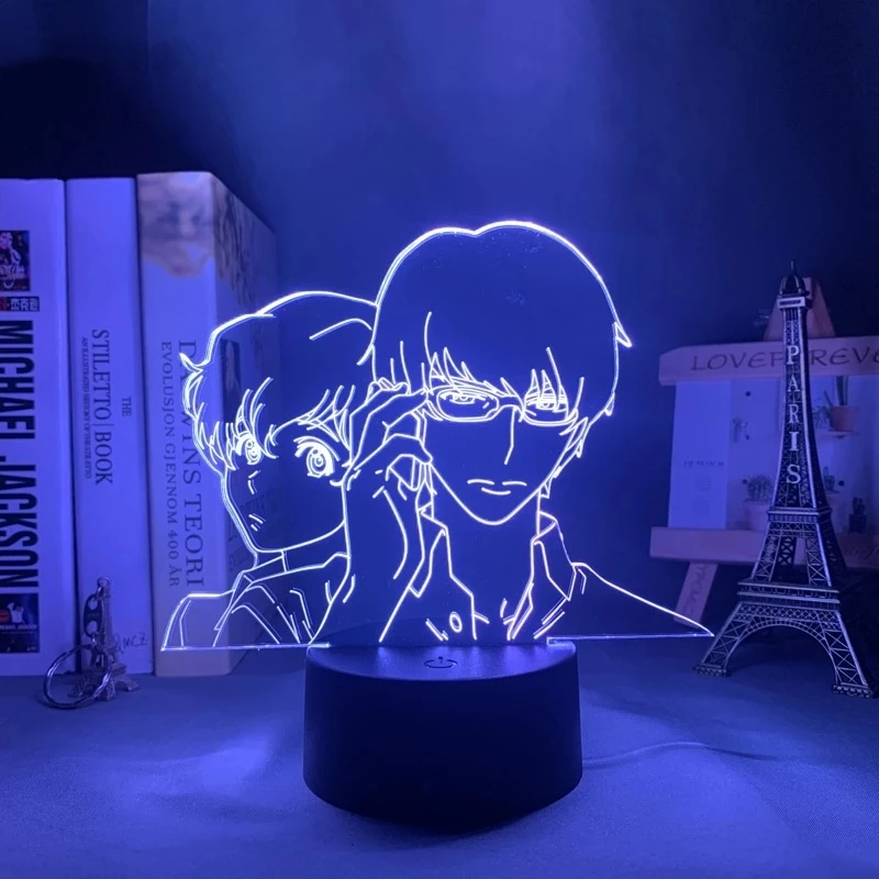 Anime Led Night Light Terror in Resonance for Bedroom Decor Gift Colorful Nightlight Manga 3d Lamp | Освещение