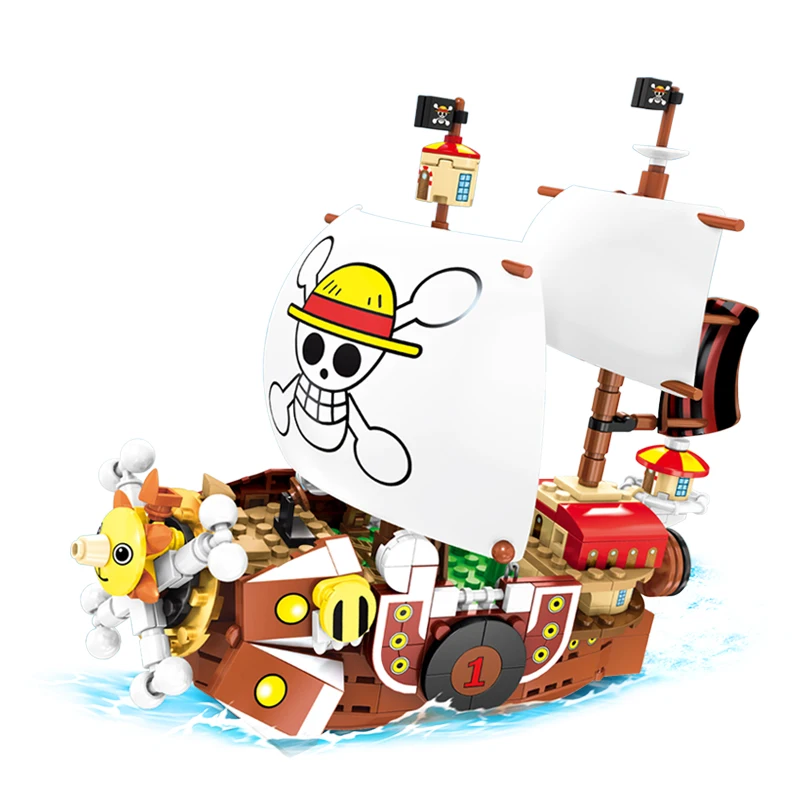 Children Toys Model Figures Blocks Building-Bricks Ships Thousand Sunny Gifts One-Pieces-Boats