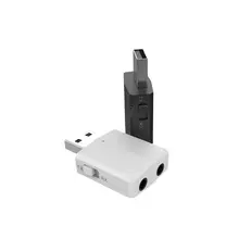 Двойной AUX порт Bluetooth 5,0 адаптер мини аудио передатчик приемник беспроводной USB адаптер аудио передатчик приемник