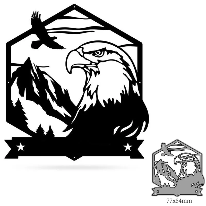 

Металлические Вырубные штампы форма животное Орл украшение для скрапбукинга бумаги рукоделия Нож Форма лезвие перфоратор трафареты