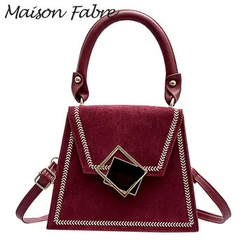 

Maison Fabre Bags Women Leather Crossbody Bag Smartphone Hasp Shoulder Bag Strap Handles Vintage Handbag Ladies Casual Handbag