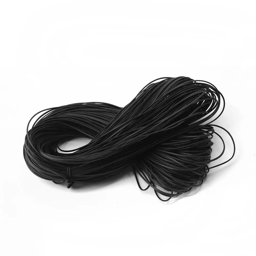 DoreenBeads Fashion PU Leather Chain Jewelry Cord Rope Black DIY Findings Trendy Components Charms2mm( 1/8&quot) 10 M | Украшения и