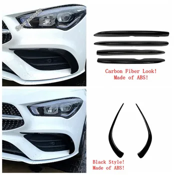 

Front Fog Lamps Eyelid Eyebrow / Front Bumper Grille Air Intake Inlet Cover Trim For Mercedes-Benz CLA 200 C118 W118 2020 2021