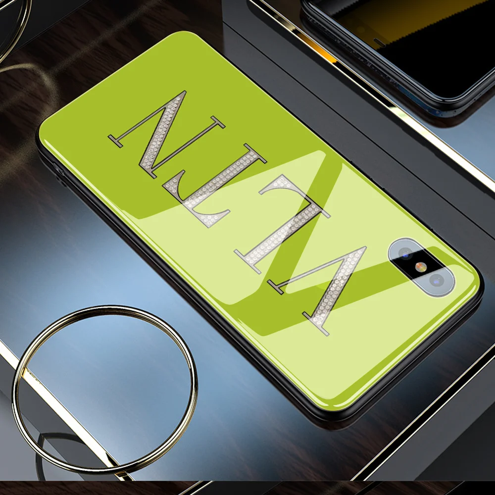 Стеклянный чехол для телефона iphone 11 Pro MAX XR X 7 Plus 6s 6 8 capa DIY ударопрочный стеклянный чехол для телефона iphone XS 5 5S SE на выбор - Цвет: 20592