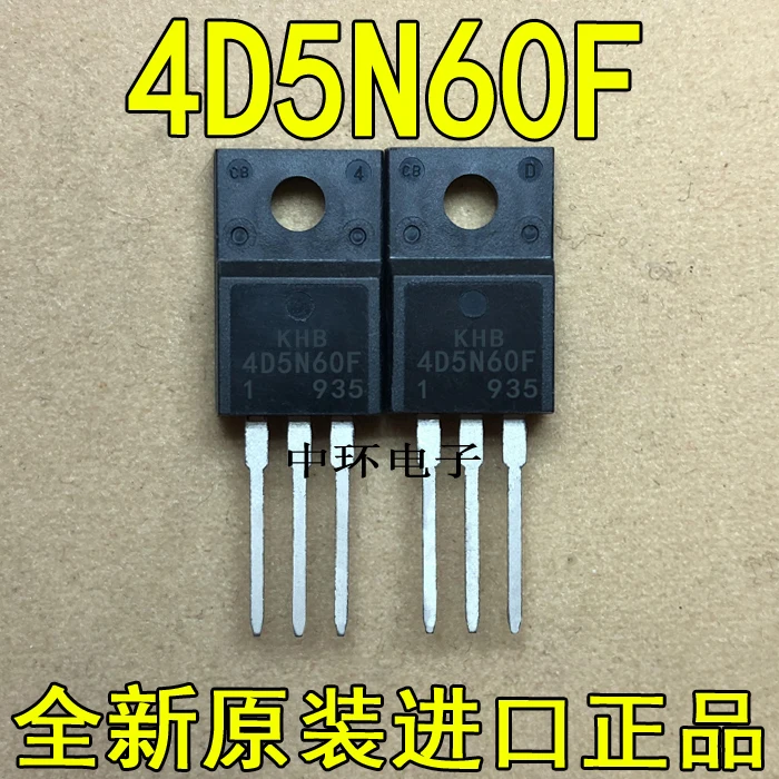 10 шт./лот KHB4D5N60F 4D5N60F 5A600V TO-220F