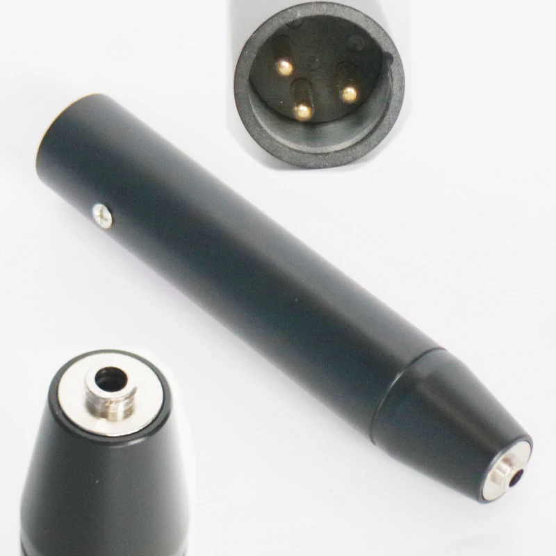 Mza 900p Xlr Canon 48v Fantasma Adaptador de Energia 3.5 mm Sennheiser Bloqueio para 3pin