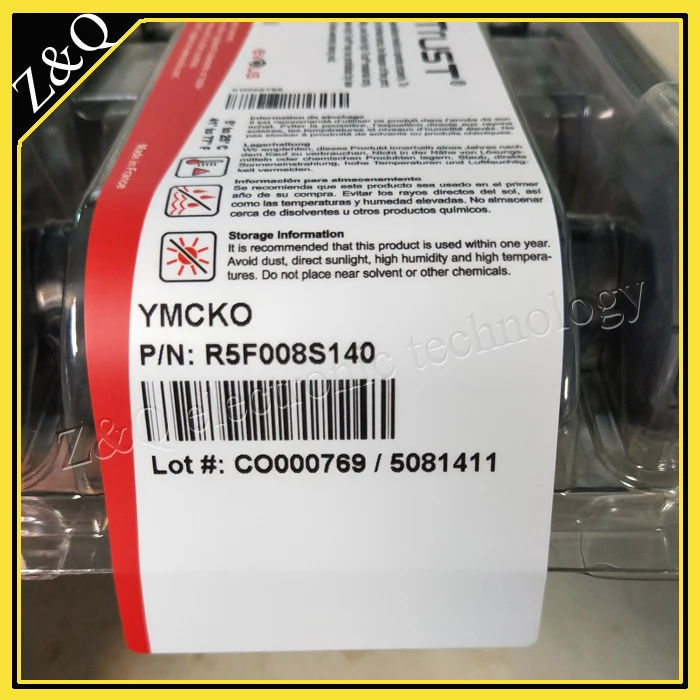 Evolis R5F008S140 цветные ленты YMCKO работают на принтере Primacy и принтере zenius