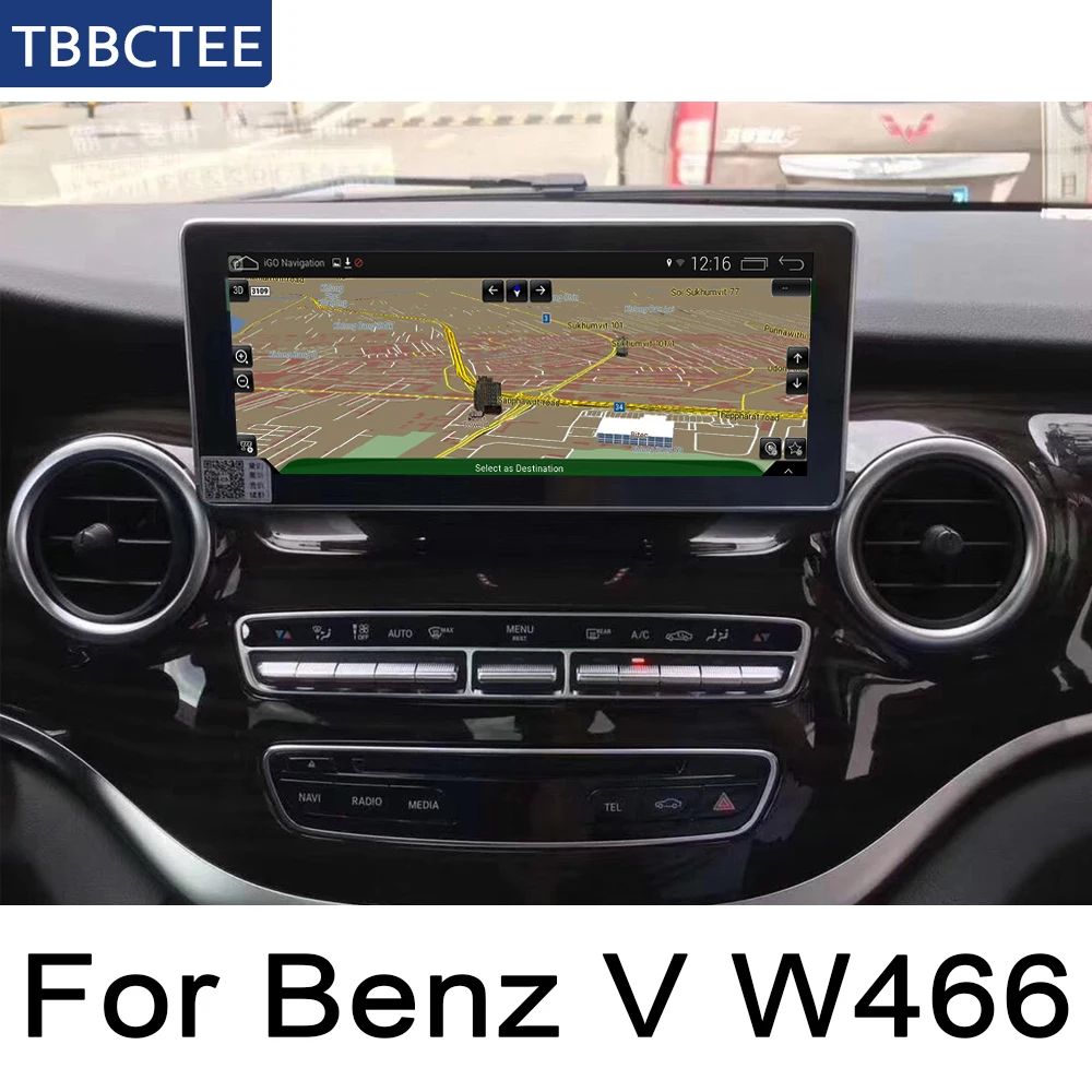Автомобильный проигрыватель для Mercedes Benz V Class W446 2016 2017 2018 2019 NTG Android IPS оригинальный
