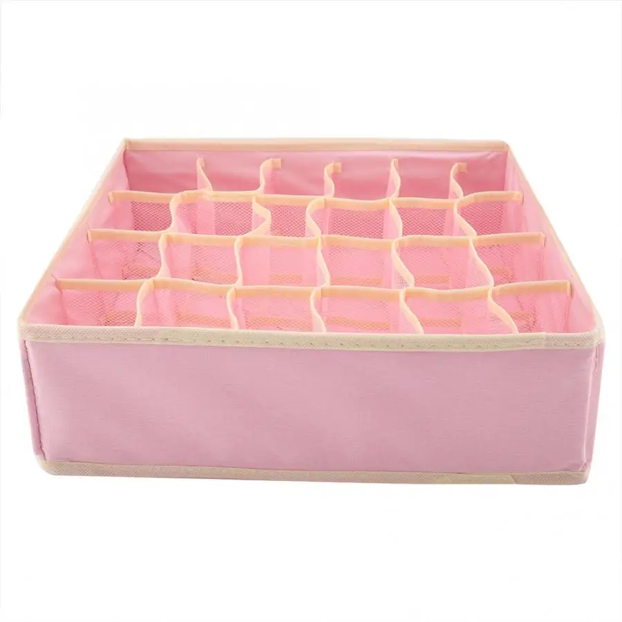 Multi-size Bra Underwear Organizer Foldable Home Storage Box Storage Boxes Organizer For Tie Sock Shorts Bra Underwear Divider - Цвет: 7