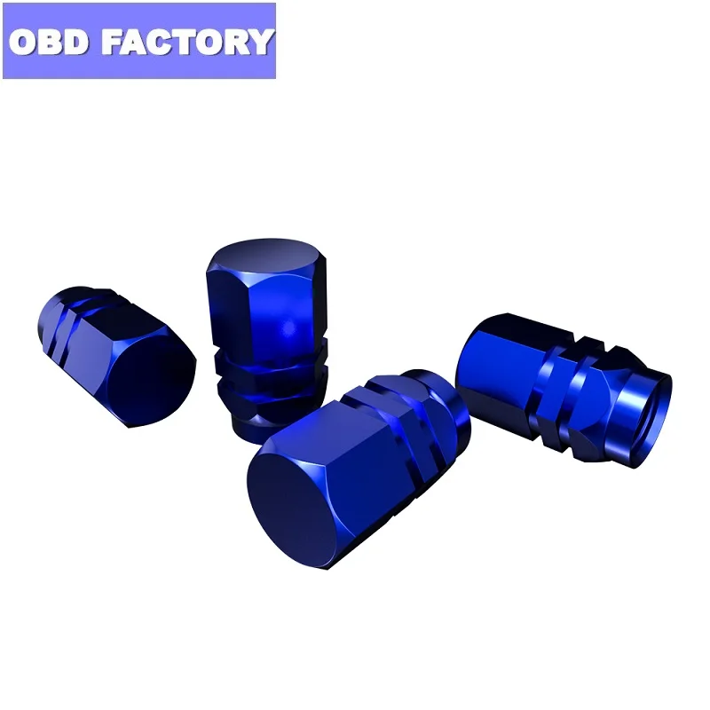 Вентиля покрышек легковых шапки Алюминий с шестигранной головкой крышки стержня