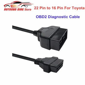 

OBD OBD2 Diagnostic Connector 22 Pin to 16 Pin For Toyota 22PIN OBDII Cable Adapter Transfer For Toyota 22Pin to OBD2 16Pin