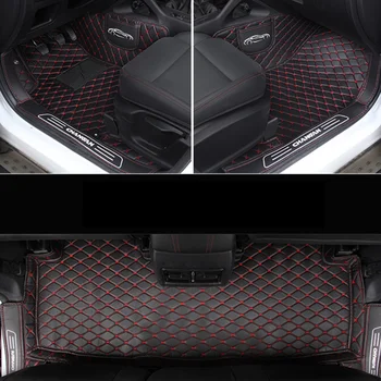 

for changan cs75 2018 2019 2020 leather car floor mats rug carpet interior accessories cover auto matten foot