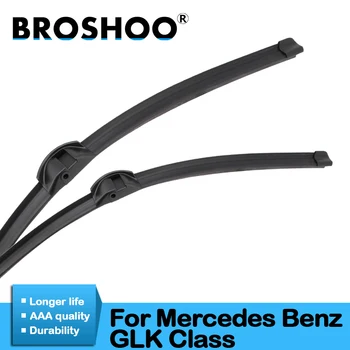 

BROSHOO Car Windshield Wiper Blade Rubber For Mercedes Benz GLK Class X204 2007 2008 2010 2011 2012 2013 2014 2015 2016 2017
