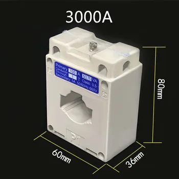 

3000A 1pc white multi-standard AC BH-0.66 30mm hole current transformer once 10A to 1000A secondary current sensor CT