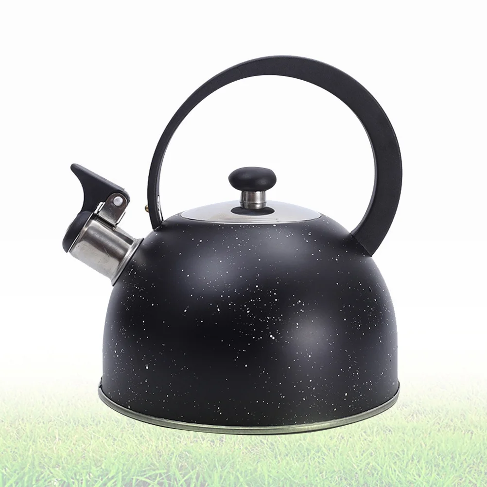 1PC Black Whistle Teakettle Gas Whistle Boiling Water Kettle Moon