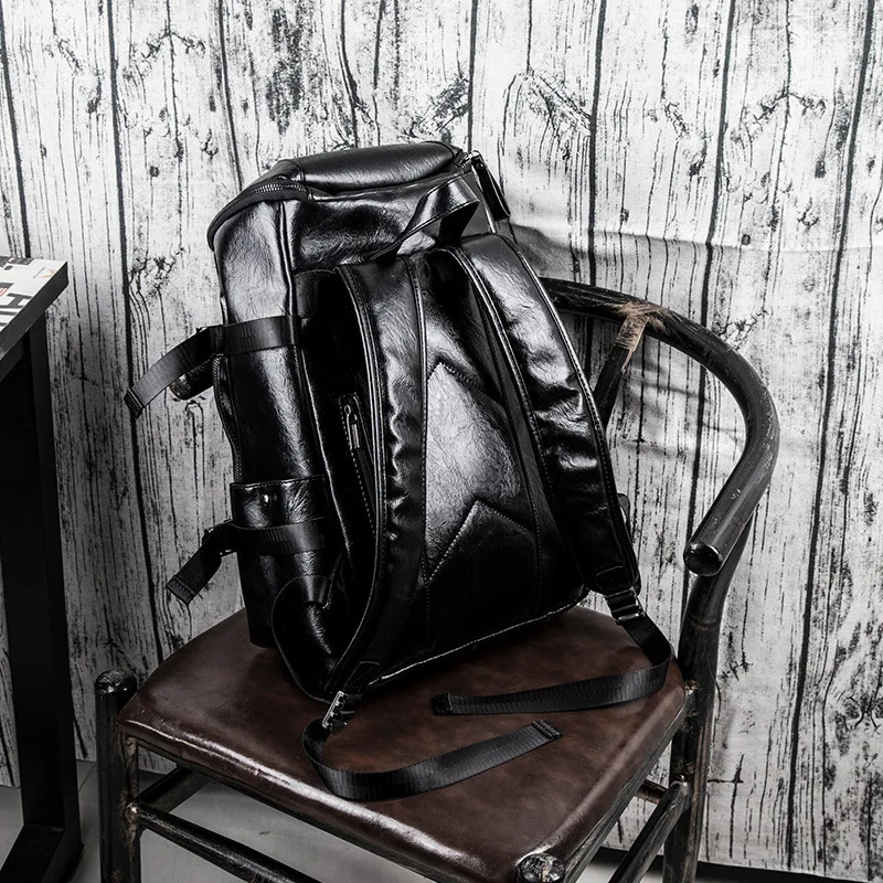 

Spring Hot Sales New Style Men College Style Backpack Korean-style Schoolbag Hide Substance Backpack Trendy Bag