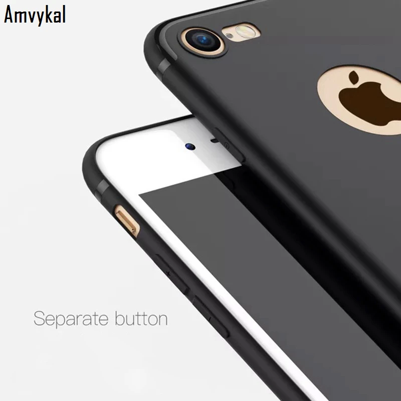300 шт модные ультра-тонкие мягкие ТПУ Матовые чехлы для телефонов для iphone 11 Pro XR XS Max 5S 6 7 8 Plus тонкий цветной Мягкий силиконовый чехол