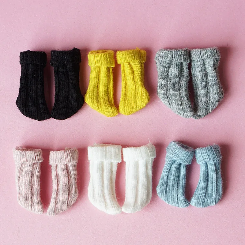 1 пара модных носков для OB11 1/6 Blyth Doll Obitsu 11 Holala 1/12 BJD короткие носки кукольной обуви