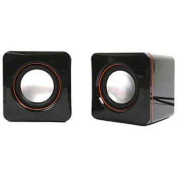 

Computer Speakers USB Powered Multimedia Small Desktop Speakers with Stereo Sound for Laptops and PC, 3.5 mm Audio Jack