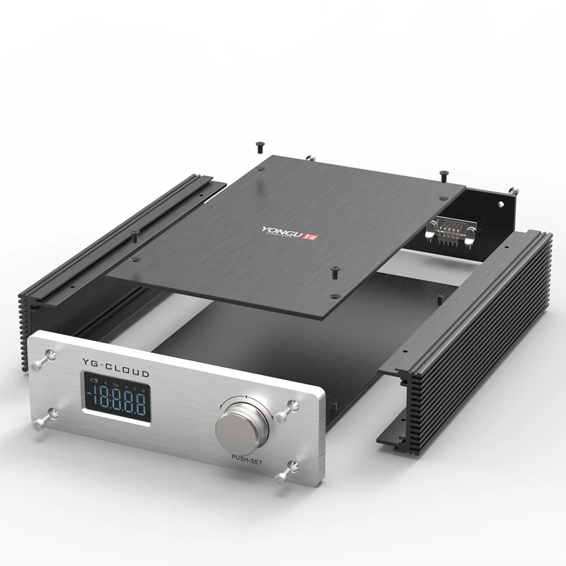 Diy Electronics Case Box Customized Brush Aluminum Amplifier Project