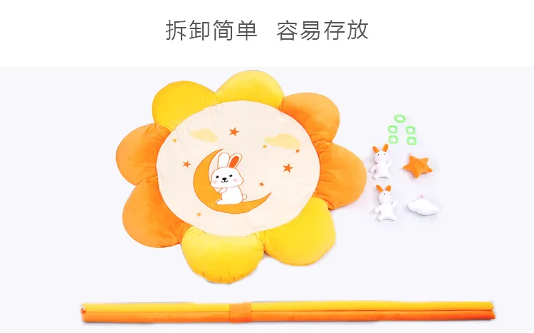 Xingmeng Moonlit детское игровое одеяло, детское одеяло для ползания, детская стойка для фитнеса, кровать, игрушка