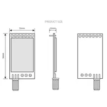 LORA SX1278 433 мгц рч модуль передатчик приемник E32-433T30D UART длинный диапазон 433 мгц 1 вт беспроводной радиочастотный приемопередатчик