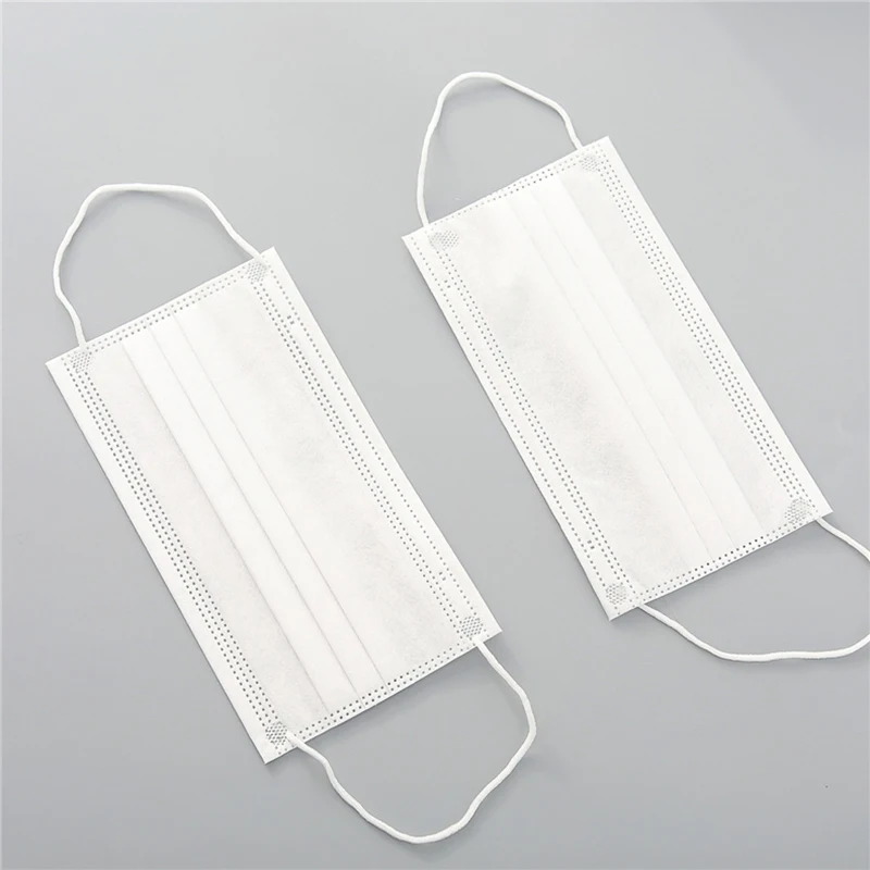 In-stock-White-50PCS-Mask-respirator-Face-Masks-White-Disposable-3-Layers-Mask-Facial-Protective-Cover (2)