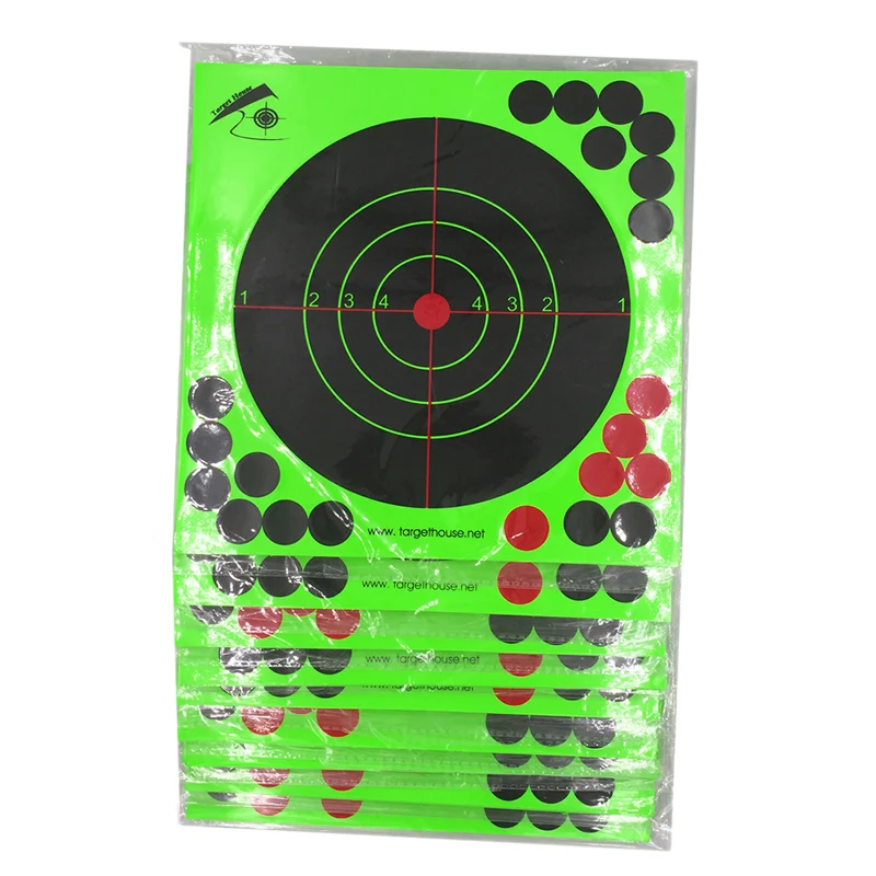 Горячая HG-25Pcs/набор охотничьих целей 14x14 см самоклеющиеся бумажные реактивные брызги мишени наклейки