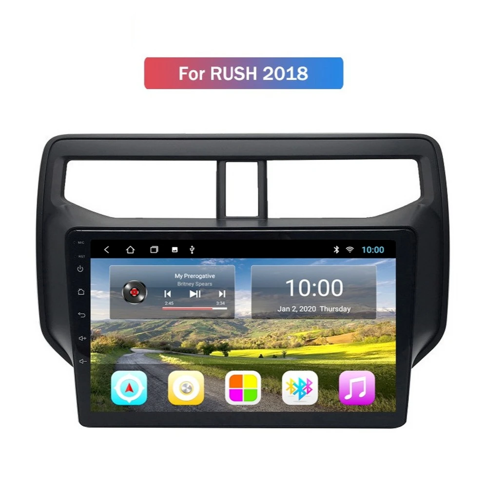Автомобильный мультимедийный плеер на Android 10 0 с GPS-навигацией для TOYOTA RUSH