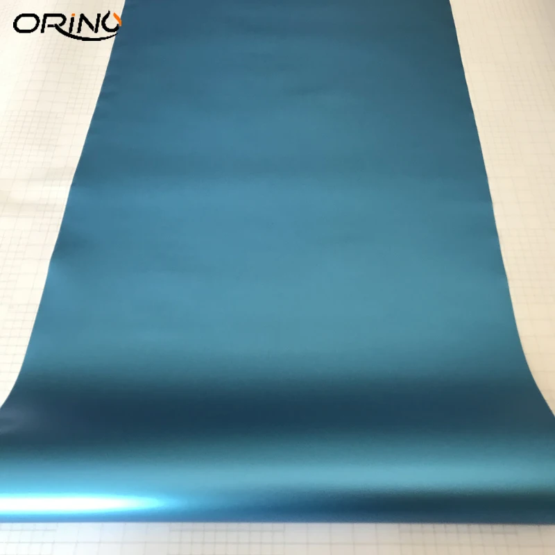 Ligth Blue Metallic Chrome Vinyl Film-4